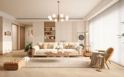 Modern Wood / Rustic Chic interior design style